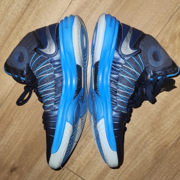 2012 Lunar Hyperdunk 2012+ | Black Blue Glow | Size M8 - Picture 5 of 9